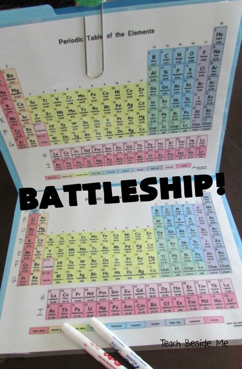 Periodic Table Battleship Game Chemistry Activities, Battleship Game, Kid Science, Teaching Chemistry, 8th Grade Science, 6th Grade Science, 5th Grade Science, Science Chemistry, High School Science