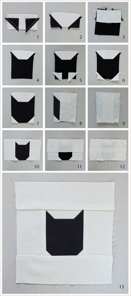 catquilt4 Batman Quilt, Quilted Cat, Cat Quilt Patterns, Cat Faces, Cute Quilts, Animal Quilts, Cat Quilt, Quilt Block Tutorial, Quilting Tips