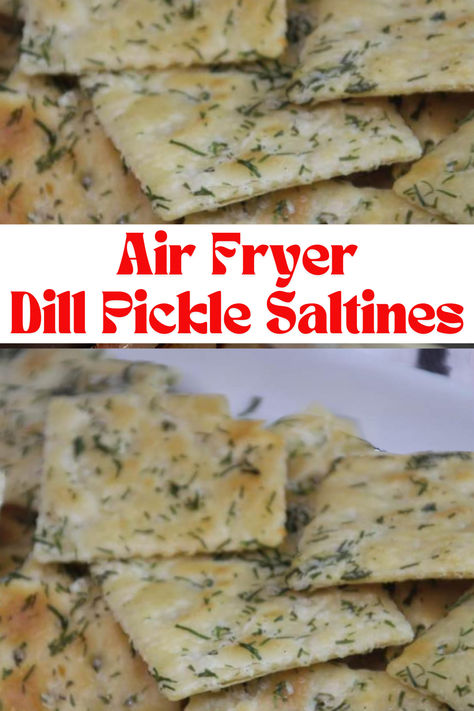 Dill pickle saltine crackers are a fantastic snack that brings the classic sandwich flavors to life. These seasoned crackers are buttery, briny, and irresistibly flavorful, making them your new favorite munchie! Hi, I'm Meaghan—welcome to my kitchen! Grab a seat and get ready for family-friendly, easy recipes and meal ideas. Dill Pickle Crackers Recipe, Salty Dill Pickle Recipe, Dill Pickle Crackers, Dill Pickle Snacks, Dill Saltine Cracker Recipes, Dill Pickle Saltines, Dill Crackers Recipe, Air Fryer Dill Pickle Chips, Fall Snacks Kids