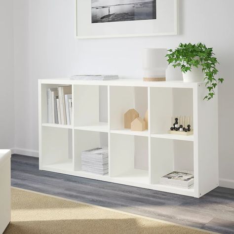 White Box Shelves, White Cube Shelves, Ikea White Shelves, Ikea Cube Shelves, Ikea Cubes, White Shelving Unit, Ikea Boxes, Cube Storage Shelves, Open Bookshelves