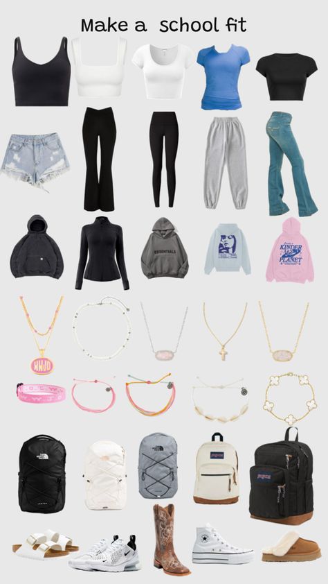 School Outfits Ideas Middle School, Cute Middle School Outfits 8th Grade, Cute Middle School Outfits 7th Grade, First Day Of 6th Grade Outfits, Cute Outfits For School 7th Grade, 6th Grade Outfit Ideas, School Outfits For Middle School, Cute School Outfits For Middle School, Middle School Outfits 6th