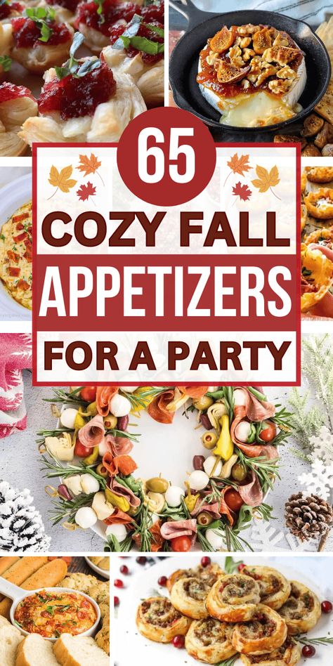 Easy fall party appetizers for a crowd! These yummy fall dips and appetizers include autumn appetizers in the crockpot, savory upscale appetizers with apple, brie, or pumpkin, healthy light appetizers from trader joes, finger foods, and no bake cold appetizers that travel well. Cozy fall appetizers are the best fall appetizers for parties, or fall wine night appetizers. Unique fall appetizers recipes, fall party food and snacks, make ahead fall dips for Thanksgiving, Halloween or dinner ... Fall Wine Night, Dips For Thanksgiving, Fall Dips And Appetizers, Fall Dips, Easy Fall Appetizers, Autumn Appetizers, Fall Party Appetizers, Wine Night Appetizers, Fall Finger Foods