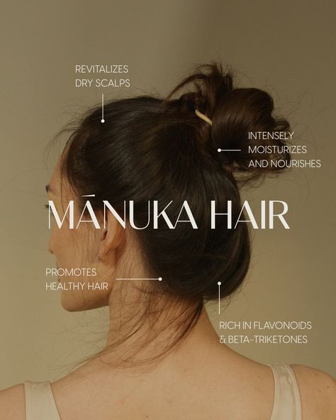 Introducing in 4 amazing products; 🍃Mānuka Hair 🍃 ✨Mānuka Shampoo ✨Mānuka Masque ✨Mānuka Leave-In Serum ✨Go & Glow Hair Gift & Travel Set Shop now via the link in bio! Hair Product Branding, Hair Oil Branding, Hair Product Ads, Shampoo Shoot, Hair Oil Advertisement, Shampoo Advertising, Shampoo Ads, Eco Friendly Hair Products, Hair Ads