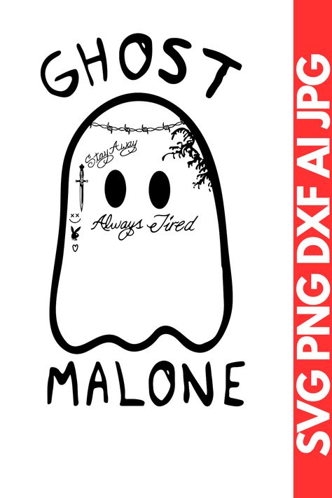 ghost malone svg | Halloween SVG | Ghost Sillouette | Ghost Malone Sweatshirt | Ghost Malone Shirt | Ghost Malone Costume Ghost Malone Svg, Ghost Malone, Halloween Svgs, Spooky Sweatshirt, Boo Tiful, Halloween Spirit, Svg Halloween, Disney Halloween, Halloween Svg