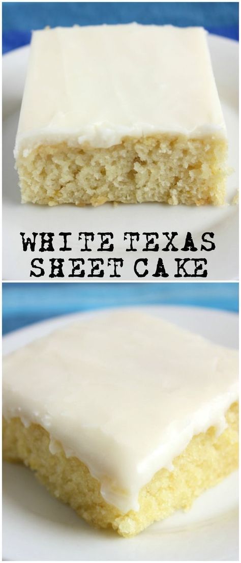 White Texas Sheet Cake Texas Sheet Cake Pioneer Woman, White Sheet Cake, White Sheet Cakes, White Texas Sheet Cake, Dessert Oreo, Texas Sheet, Texas Sheet Cake, White Cake Recipe, Torte Cupcake