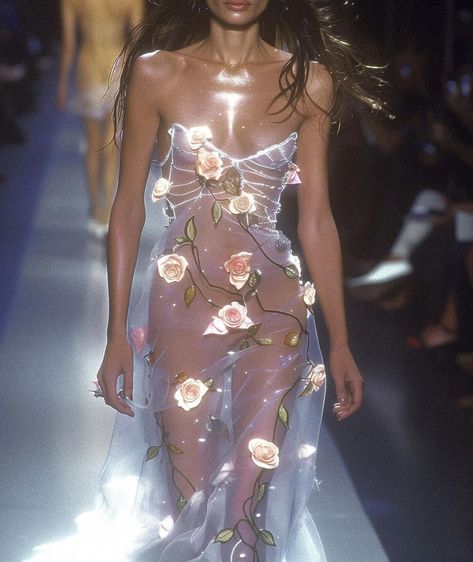 Liz | Gowns with Rosettes 🥀 #couture #fashion #ethereal #inspo #designs #ai #vogue | Instagram Enchanted Dress, Soul Purpose, 90s Runway Fashion, Runway Fashion Couture, Instagram Flowers, High Fashion Outfits, Dream Wedding Ideas Dresses, Slip Dresses, Fantasy Gowns