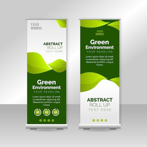 Roller Banner Design Ideas, Roll Up Design Creative, Pull Up Banners, Roll Up Banner Design Inspiration, Stand Banner Design, Xbanner Design, Roller Banner Design, Eco Logo Design, Pull Up Banner Design