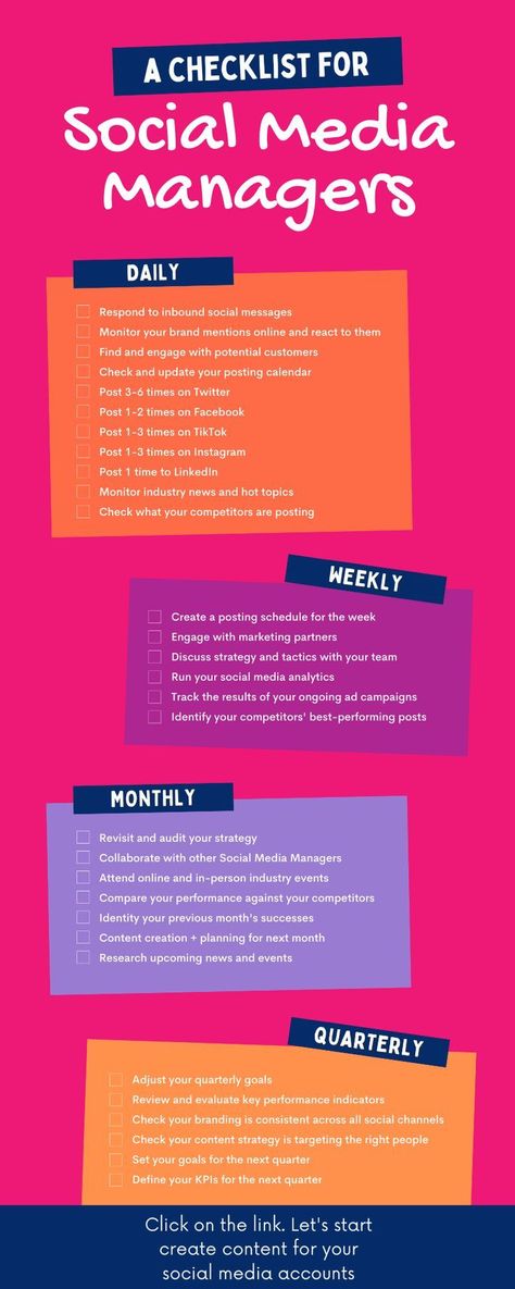 Social Media Manager Checklist, Brand Marketing Strategy, Digital Communication, Social Media Marketing Instagram, Business Marketing Plan, Social Media Marketing Plan, Social Media Analytics, Social Media Planning, Vie Motivation