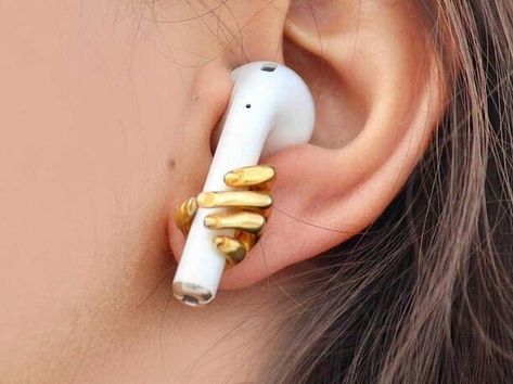 How To Have Style, Headphone Holder, Dope Jewelry, Jewelry Lookbook, Ear Jewelry, Ear Studs, Cute Jewelry, 3d Print, Jewelry Earrings Studs