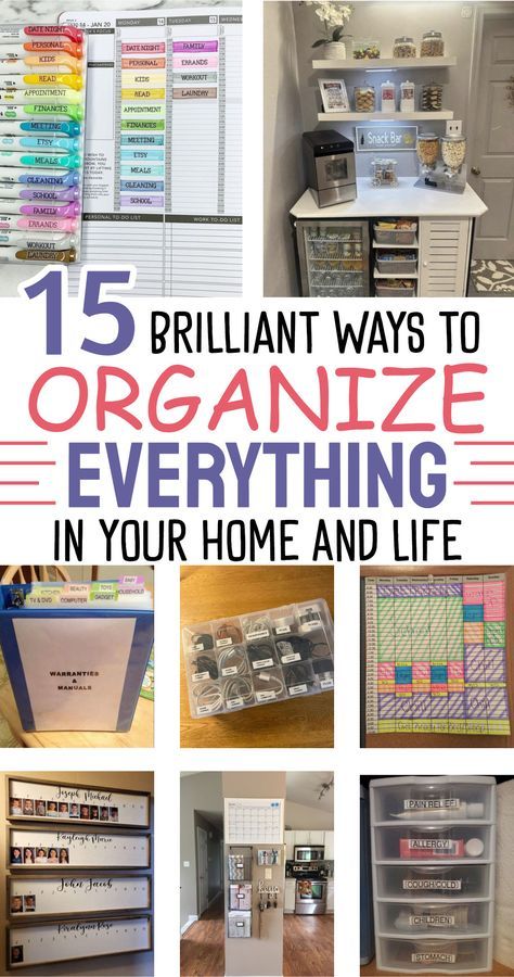 Ways To Get Organized At Home, Tips To Organize House, Organizational Tips For Home, Tony Home Organization, Everything In Its Place, Office Decor And Organization, Hacks For Organizing, Ways To Organize Your Life, Decluttering And Organizing Home