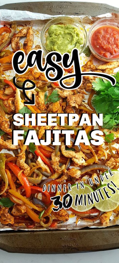 Chicken Fajitas Oven, Baked Fajitas, Oven Fajitas, Sheet Pan Fajitas, Pan Fajitas, Sheet Pan Chicken Fajitas, Easy Chicken Fajitas, Baked Chicken Fajitas, Easy Sheet Pan Dinners