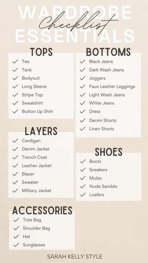 Wardrobe Essentials Every Woman Needs - The Haute Homemaker Must Need Clothes Outfits, Must Haves In Your Wardrobe, Build Wardrobe Women, Basics For Women, Essentials Wardrobe For Women, List Of Basic Clothing, Wardrobe Checklist Woman Minimalist, Wardrobe Guide Women, Classy Wardrobe Essentials Chic