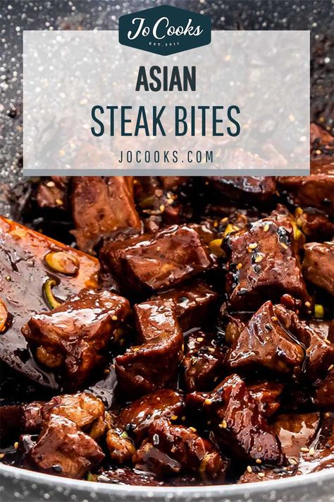 Steak Bites Soy Sauce, Asian Steak Bites Crockpot, Asian Steak Bites And Potatoes, Asian Tenderloin Recipes, Sweet And Spicy Steak Bites, Steak Bites And Rice Recipes, Kos, Essen, Soy Sauce Steak Bites