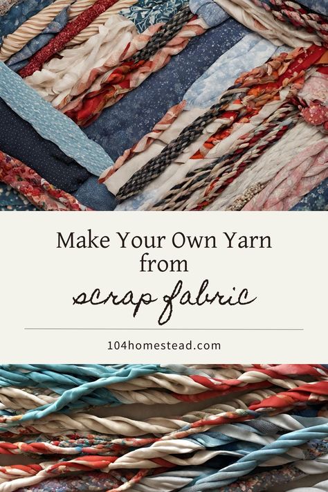 Hello, DIY enthusiasts! Discover the simplicity of turning fabric scraps into beautiful yarn with our comprehensive guide. From gathering your materials to creating a skein, we walk you through every step of this enlightening journey into the world of upcycling. Making Yarn, Scrap Crochet, Upcycle Plastic, Artisan Textiles, Artisan Yarn, Scraps Of Fabric, Yarn Organization, Colorful Tapestry, Hanger Clips