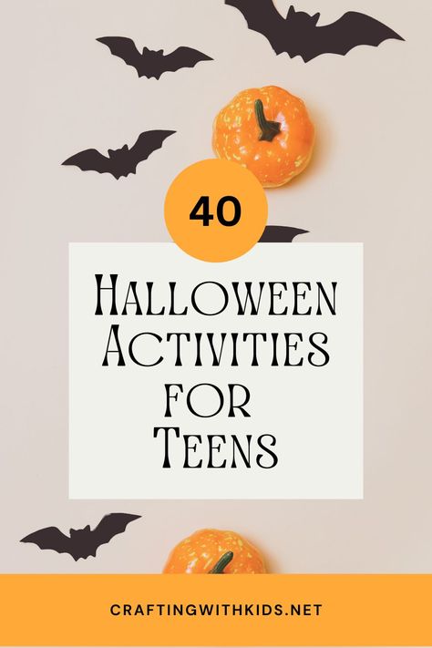 40 Fun Halloween Activities for Teens Indoor Halloween Activities, Halloween Activities For Adults, Halloween Activities For Teens, Halloween Bucket List, Fun Halloween Activities, Fun Halloween Games, Halloween Scavenger Hunt, Summer Schedule, Halloween Buckets