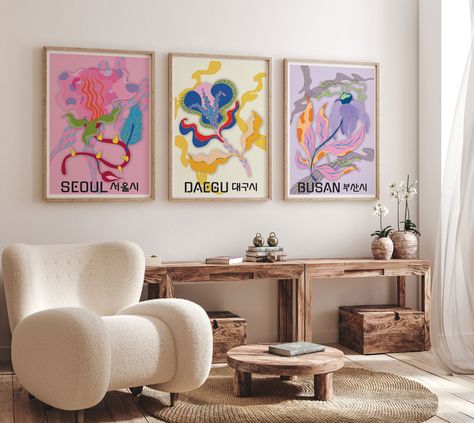 Thanks for the kind words! ★★★★★ "Loved the prints and the customer service was fantastic. Will order from this shop again!" Marie E. Eclectic Wall Decor, Art Matisse, Matisse Print, Flower Market Poster, Botanical Print Set, Living Room Prints, Matisse Art, 3 Piece Wall Art, Green Wall Art