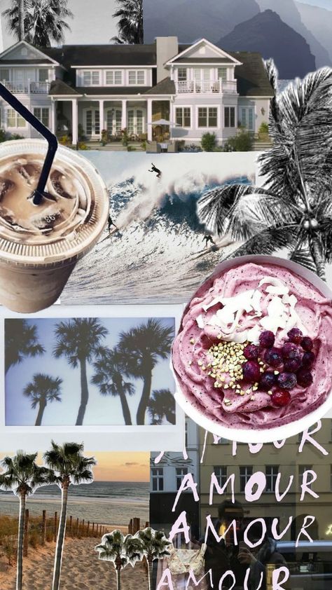 summer is soon!! #summer #acaibowl #california #2014 #palmtree #brandymelville #tsitp Malibu Wallpaper Aesthetic, California Lifestyle Aesthetic, California Wallpaper Aesthetic, Iphone Backrounds, Brandy Melville Summer, California Wallpaper, Cake Smash Theme, Tower Falling, Summer Moodboard