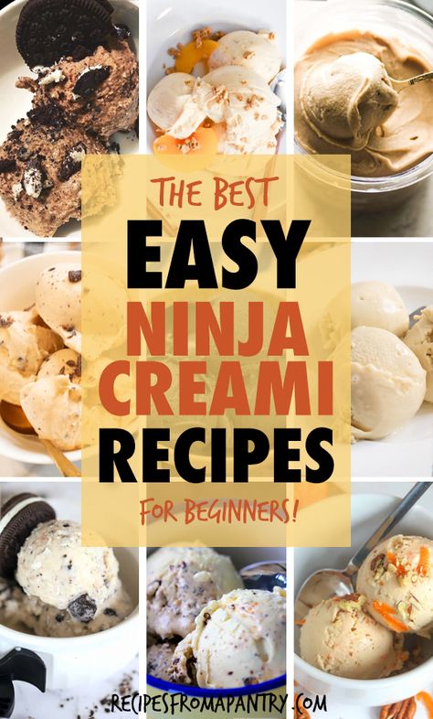 Ice Cream Maker Recipes Healthy, Ninja Creami Recipe, Ninja Creami Recipes, Ninja Ice Cream Recipe, Protein Ice Cream Recipe, Healthy Ice Cream Recipes, Creami Recipes, Ice Cream Maker Recipes, Ninja Recipes