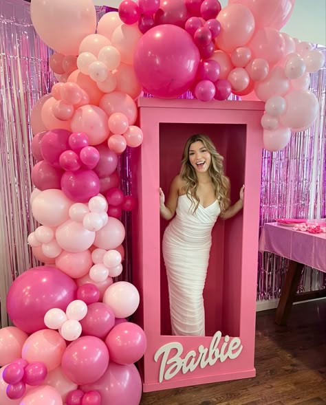 Barbie Themed 18th Birthday, Barbie Theme Hen Party, Barbie Theme Hens, Barbie Themed Decor, 30th Birthday Barbie Theme, Barbie Sweet Sixteen, 18th Birthday Barbie Theme, Barbie Theme 21st Birthday, 18th Barbie Themed Birthday Party