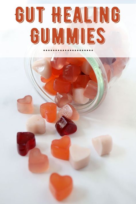 These gut healing gummies are super easy to make and so delicious too! Use any favorite natural fruit juice to customize this healthy snack and gut-healing gelatin for a nutrient-packed yummy snack. Healthy Gummies, Homemade Fruit Snacks, Homemade Gummies, My Healing Journey, Gummies Recipe, Beef Gelatin, Gut Healing, Homemade Snacks, Healing Food