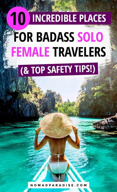 Solo Vacation, Solo Travel Destinations, Us Travel Destinations, Travel Safety, Top Travel Destinations, Solo Female Travel, Incredible Places, Travel Alone, Travel Hacks