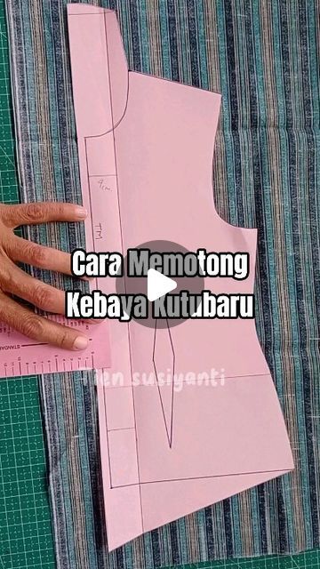 Pola Kutu Baru Modern, Pola Kutu Baru, Kutu Baru Modern, Pola Kardigan, Pola Kebaya, Pola Dasar, Tips Menjahit, Pola Blus, Gaun Dress