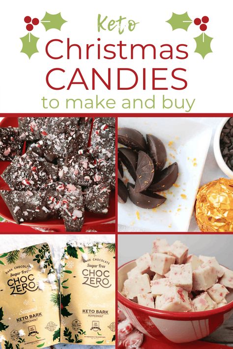 Sugar Free Christmas Candy, Sugar Free Candy Recipes, Keto Christmas Recipes, Low Carb Christmas, Keto Fudge, Low Carb Holiday, Healthy Candy, Keto Holiday, Keto Christmas