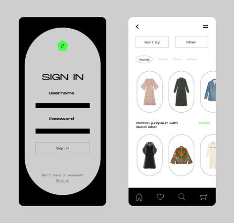 Fashion App Ui Design, Clothing App Design, Fashion App Design, Outfit Planning App, Outfit App, Wardrobe App, Clothing Apps, Gfx Design, Simple App