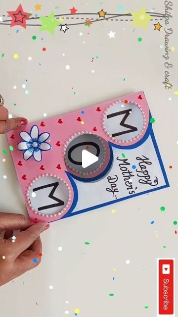 Mother’s Day Creative Cards, Mother's Day Drawing Ideas For Kids, Mothers Day Crafts For Kids Cards, Card For Mother's Day Kids, 3d Mothers Day Cards Diy, Mother Day Card Ideas For Kids, Mother's Day Card Ideas For Kids, What To Gift Your Mom On Her Birthday, Birthday Card For Mother Diy