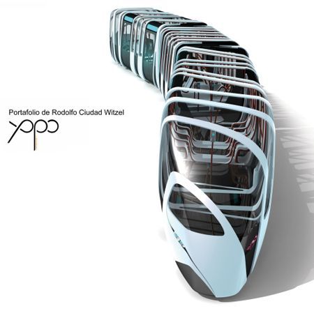 public transportation vehicle, Transpiral, Tramway, tram, Spiral Structure, futuristic design | 產品 | Future transportation, Futuristic cars, Futuristic design Train Future, Future Transportation, Rush Hour, Public Transportation, Seat Design, Futuristic Cars, Car Exterior, Futuristic Technology, Transportation Design