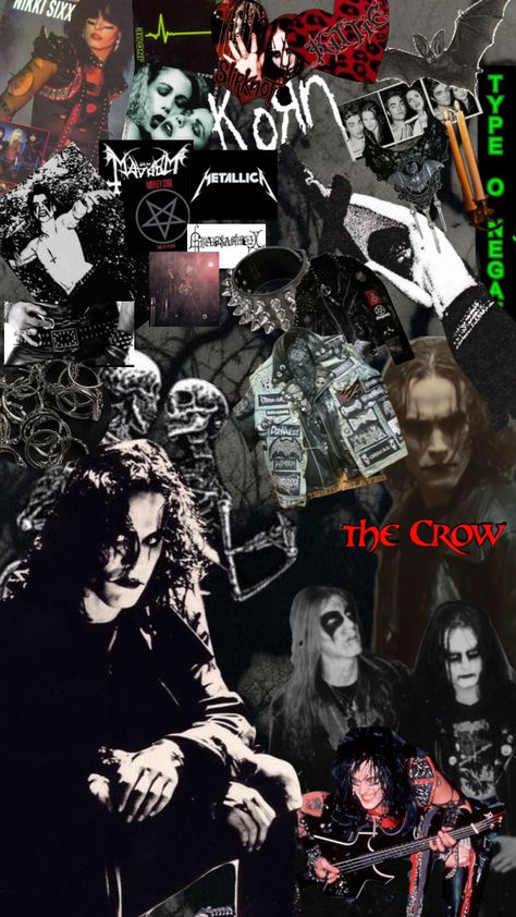 get to know me!! #thecrow #brandonlee #mayhem #blackmetal #metalhead #metal #norwegainblackmetal ￼#￼korn #slipnot #kittie #typeonegative #motleycrue #grausamkeit #battlejacket Mayhem Wallpaper Black Metal, Black Metal Aesthetic Wallpaper, Metal Astethic, Metal Head Wallpaper, Metalhead Aesthetic Wallpaper, Dark Metal Aesthetic, Metal Wallpaper Aesthetic, Metalhead Wallpaper, Metal Music Aesthetic