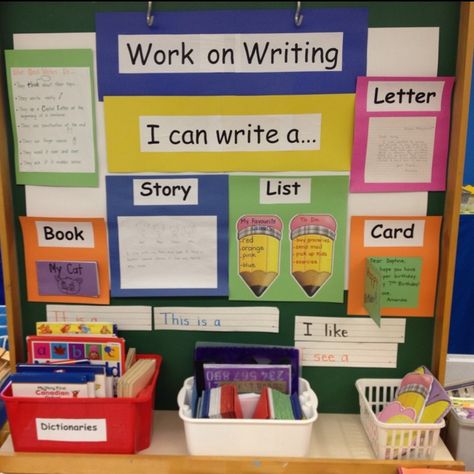 Writing Corner, Writing Station, Daily Five, 2nd Grade Writing, 1st Grade Writing, First Grade Writing, Writing Area, List Making, Work On Writing