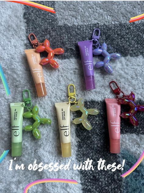 Lip Balm Keychain Diy, Lipgloss Charms, Lip Keychain, Lipgloss Keychain, Diy Lip Gloss, Sephora Skin Care, Diy Lips, Diy Bracelet Designs, Lip Products