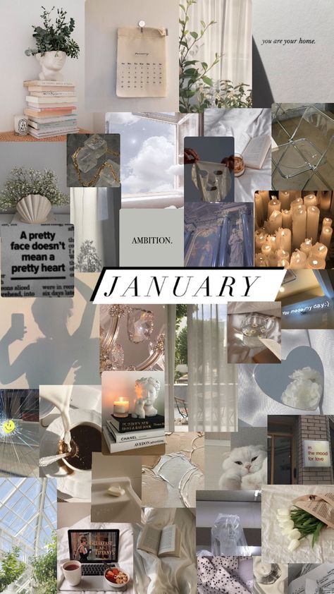 white beige aesthetic calender 2021 january selfmade collage wallpaper Iphone Wallpaper Aesthetic January, Wallpaper Backgrounds For January, New Year Collage Wallpaper, Winter Wallpapers Aesthetic January, Monthly Aesthetic Wallpaper, Cute January Wallpapers Aesthetic, January Themed Wallpaper, Janurary Wallpaper, January Widget Ideas