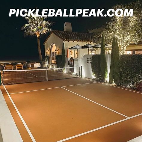 WHAT DO YOU THINK OF THIS COLOR PICKLEBALL COURT? #PICKLEBALL #PICKLEBALLCOURT Home Pickleball Court, Pickleball Rules, Santa Barbara House, Random Text, 4 Season Room, Italy Villa, 2023 Number, Pickleball Court, Paddle Sports