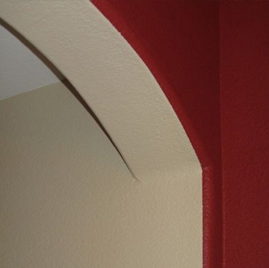 3 Tips on How to change paint colours on a Bullnose or Rounded Drywall Corner -Kylie M Interiors Decorating blog Drywall Corners, Small Basement Remodeling, Kylie M Interiors, Accent Wall Paint, Interior Wall Paint, Curved Walls, Natural Interior, Living Room Remodel, Paint Colours