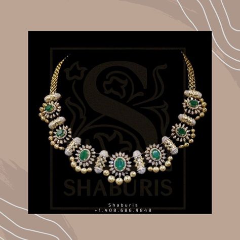 283 Likes, 0 Comments - SHABURIS SILVER JEWELRY (@shaburis) on Instagram: “Pure silver polki Collection ! “Customization available” . . . . ##925silver #indianjewelery…” Diamond Necklace Indian, Latest Indian Jewellery, Bridal Jewellery Inspiration, Real Diamond Necklace, Necklace Set Indian, Antique Jewellery Designs, Beautiful Gold Necklaces, Diamond Necklace Designs, Necklace Swarovski