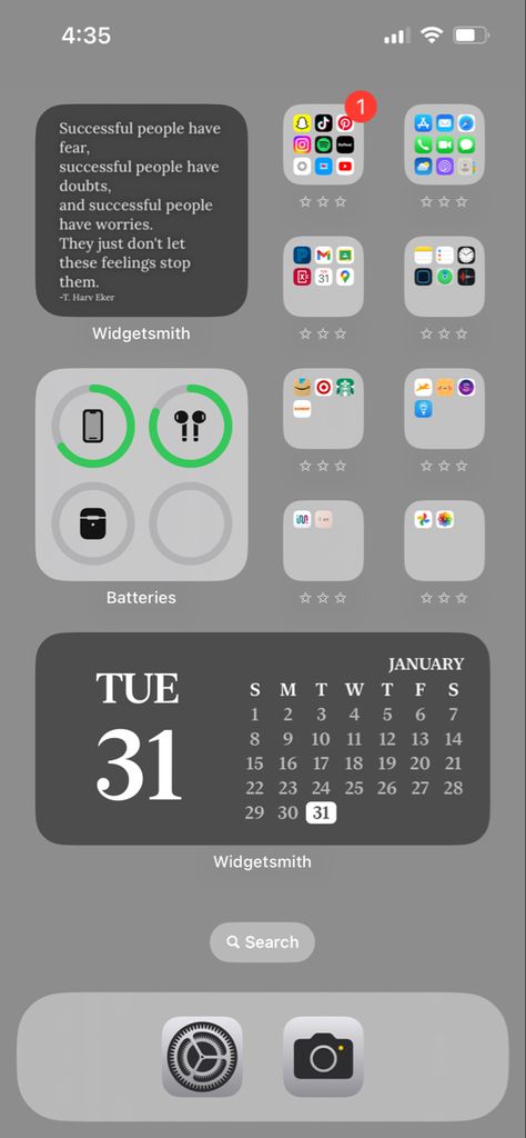 Organized Phone Screen Aesthetic, How To Change Widgets Iphone, Iphone Set Up Aesthetic, Home Page Ideas Iphone, Homescreen Apps Organization, Application Iphone Rangement, Iphone Organization Lockscreen, Normal Iphone Home Screen, Iphone 15 Layout Ideas