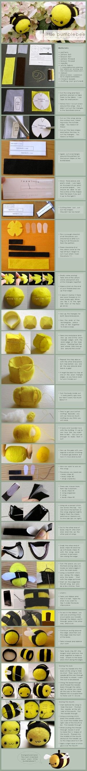 Plushies Tutorial, Plushie Tutorial, Felt Plushies, Dental Nurse, Felt Plushie, Plushie Patterns, Sewing Stuffed Animals, Bee Crafts, Felt Patterns