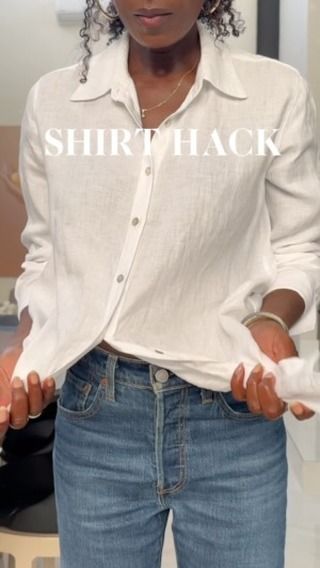 Hack Outfit, Minimal Outfit Casual, Umgestaltete Shirts, Fashion Inspo Casual, Diy Clothes Hacks, Shirt Hacks, Ways To Wear A Scarf, How To Wear A Scarf, Diy Fashion Clothing