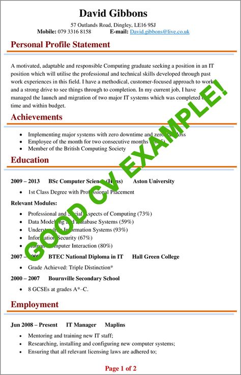 How To Write A Cv Curriculum, Canadian Format Resume, Cv Writing Professional Cv, Academic Cv Examples, English Cv Examples, Cv Writing Format, Best Cv Format For Job, Canadian Cv Template, Cv Samples For Job