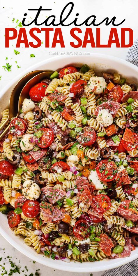 Zesty Italian Pasta Salad Best Pasta Salad Dressing Recipe, Pickel Salad, Easy Pasta Salad Recipes With Italian Dressing, Pasta Salad With Meat, Pasta Salad Recipes With Italian Dressing, Best Italian Dressing, Italian Dressing Pasta, Best Italian Pasta Salad, Zesty Italian Pasta Salad