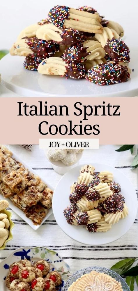 Wilton Classic Spritz Cookies, Buttery Italian Spritz Cookies, Italian Half Moon Cookies, Piping Cookies Dough, Vegan Spritz Cookie Recipe, Spritz Christmas Cookies Recipes, Valentine Spritz Cookies, Stamp Cookie Dough Recipe, Cookie Press Christmas Cookies