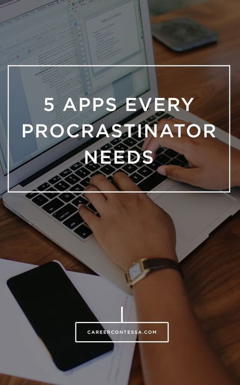 We all procrastinate from time to time. Here's how to beat the habit for good with these 6 apps that you should download today. #CareerAdvice #Procrastinate #ProfessionalDevelopment Career Contessa, Better Organization, Learn Skills, Overcoming Procrastination, Stay Creative, Student Portal, Stop Procrastinating, Doctor Humor, Study Techniques