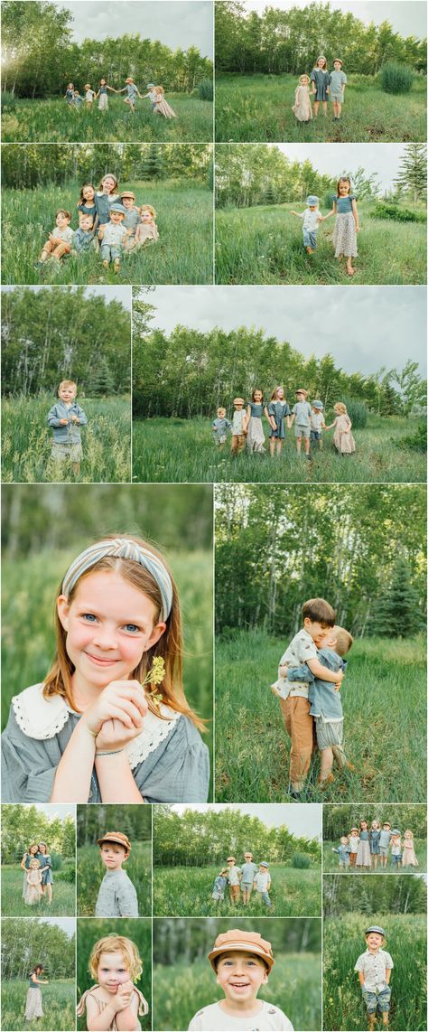 Cousins Family Pictures, Cousin Crew Photoshoot, Cousin Fall Picture Ideas, Family Photo Park Ideas, Grandma Grandkids Photoshoot, Toddler Cousin Photoshoot, 4 Kids Photoshoot Poses, Grandchildren Photo Shoot, 5 Kids Photoshoot