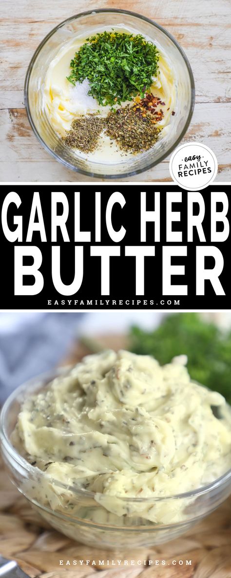 Garlic Herb Butter Dried Herbs, Herbed Butter Recipe For Turkey, Garlic Parsley Butter, Diy Garlic Butter For Bread, Garlic Dill Butter, Garlic Butter Recipe Homemade For Bread, Herbs Butter Recipe, Garlic Herb Butter For Steak, Herbed Garlic Butter