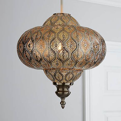 Lucena Fretwork Silver Easy Fit Pendant | Dunelm Moroccan Bathroom, Moroccan Ceiling, Moroccan Ceiling Light, Moroccan Lighting, Pendant Shade, Filigree Pattern, Ceiling Hanging, Style Deco, Wall Art For Sale