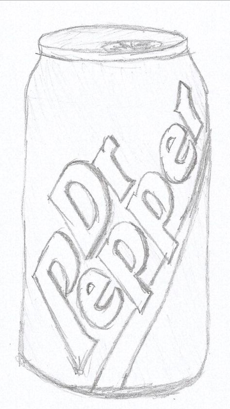 Sketch | Dr. Pepper Easy Graffiti, Easy Graffiti Drawings, Art Sketches Doodles, صفحات التلوين, Meaningful Drawings, Cool Pencil Drawings, Graffiti Style Art, Pencil Drawings Easy, Buku Skrap