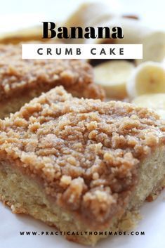 Banana Crumb Coffee Cake, Recipe Banana Bread, Banana Crumb Cake, Crumb Coffee Cakes, Bread Banana, Banana Recipe, Authentic Mexican Recipes, Crumb Cake Recipe, Cake Banana