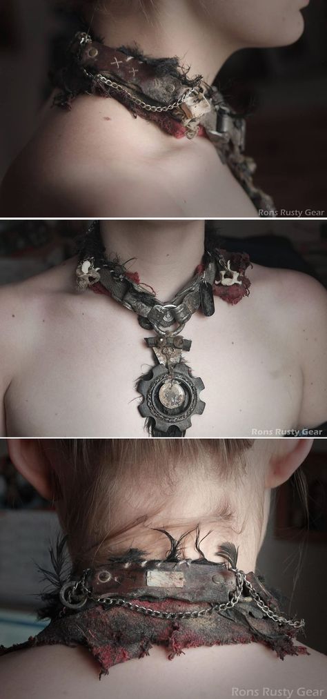 Wasteland Jewelry, Wasteland Accessories, Dystopia Rising, Wasteland Warrior, Marla Singer, Post Apocalyptic Costume, Apocalyptic Clothing, Wasteland Weekend, Post Apocalyptic Fashion